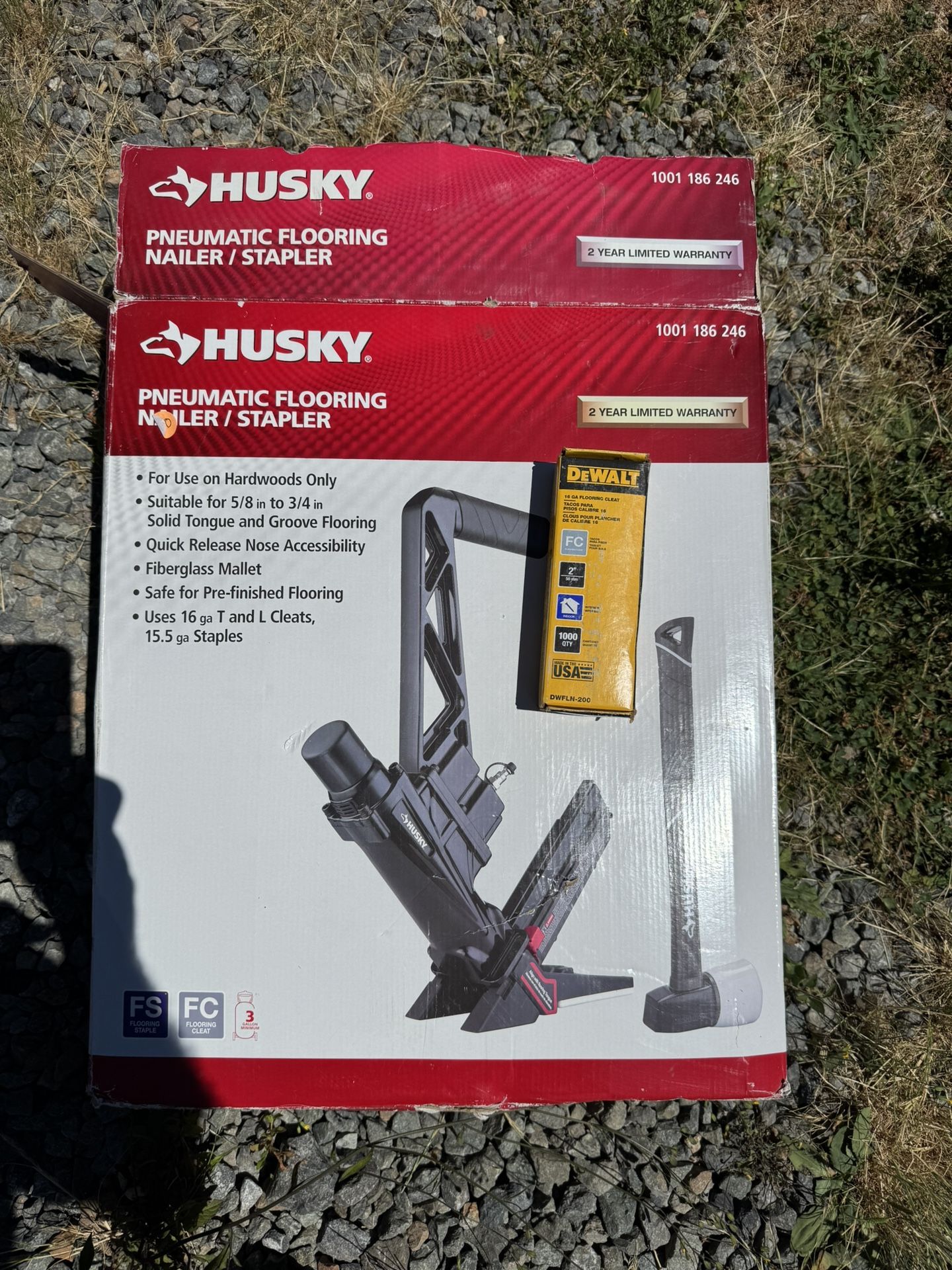 Pneumatic Flooring Nailer Stapler