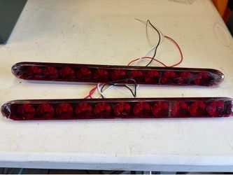 Trailer tail lights.
