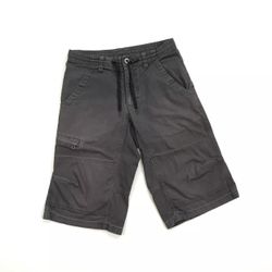 VINTAGE PATAGONIA CARGO SHORTS SMALL S GRAY HIKING QUANDARY POCKETS DRAWSTRING