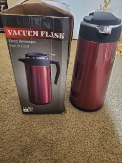 vacuum flask for coffee & tea 1.6 liter