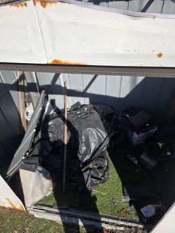 Metal shed