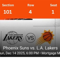 Phoenix Suns Vs Los Angeles Lakers 