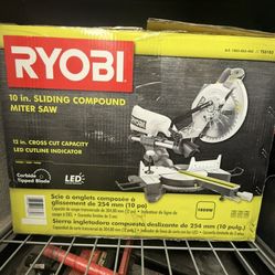 15 Amp 10 in. Corded Sliding Compound Miter Saw with LED Cutline Indicator