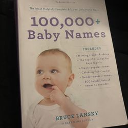 Baby name book