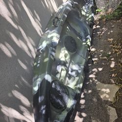 Fishing Kayak With All The Accessories