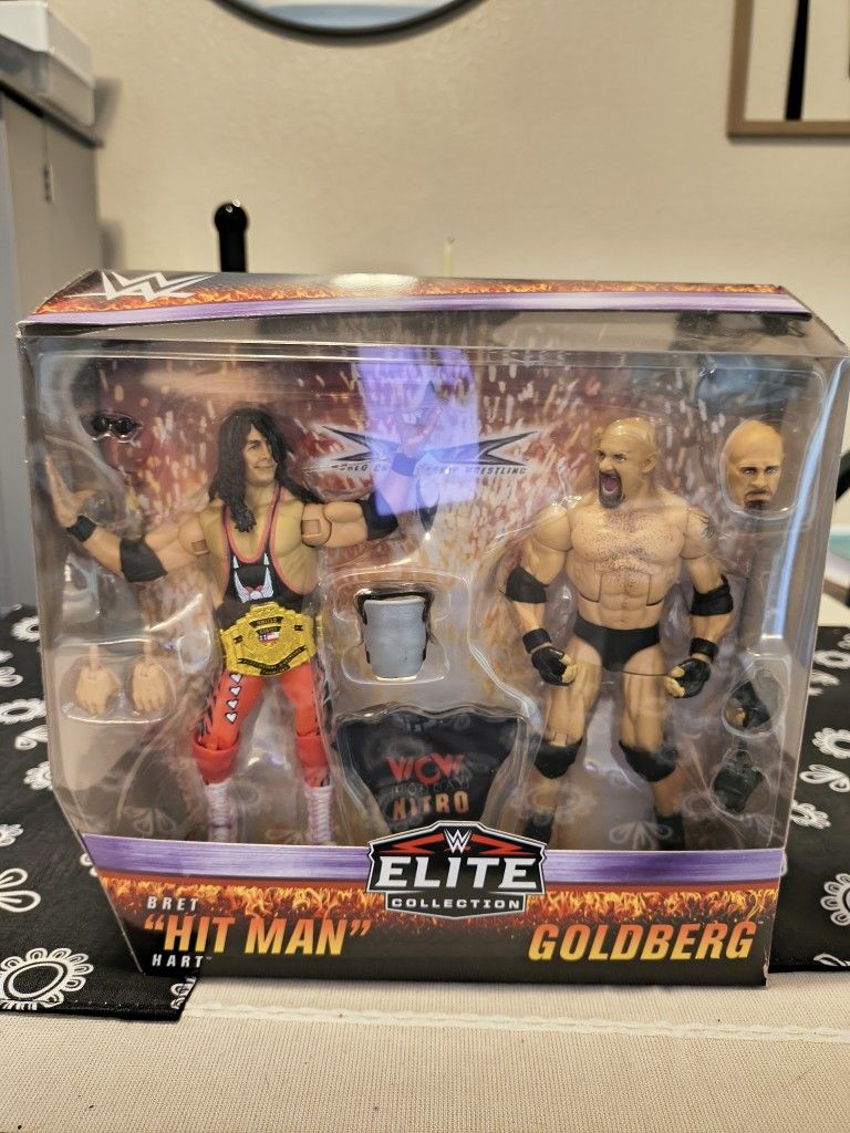 WWE Hitman Vs. Goldberg Elite 2 Pk