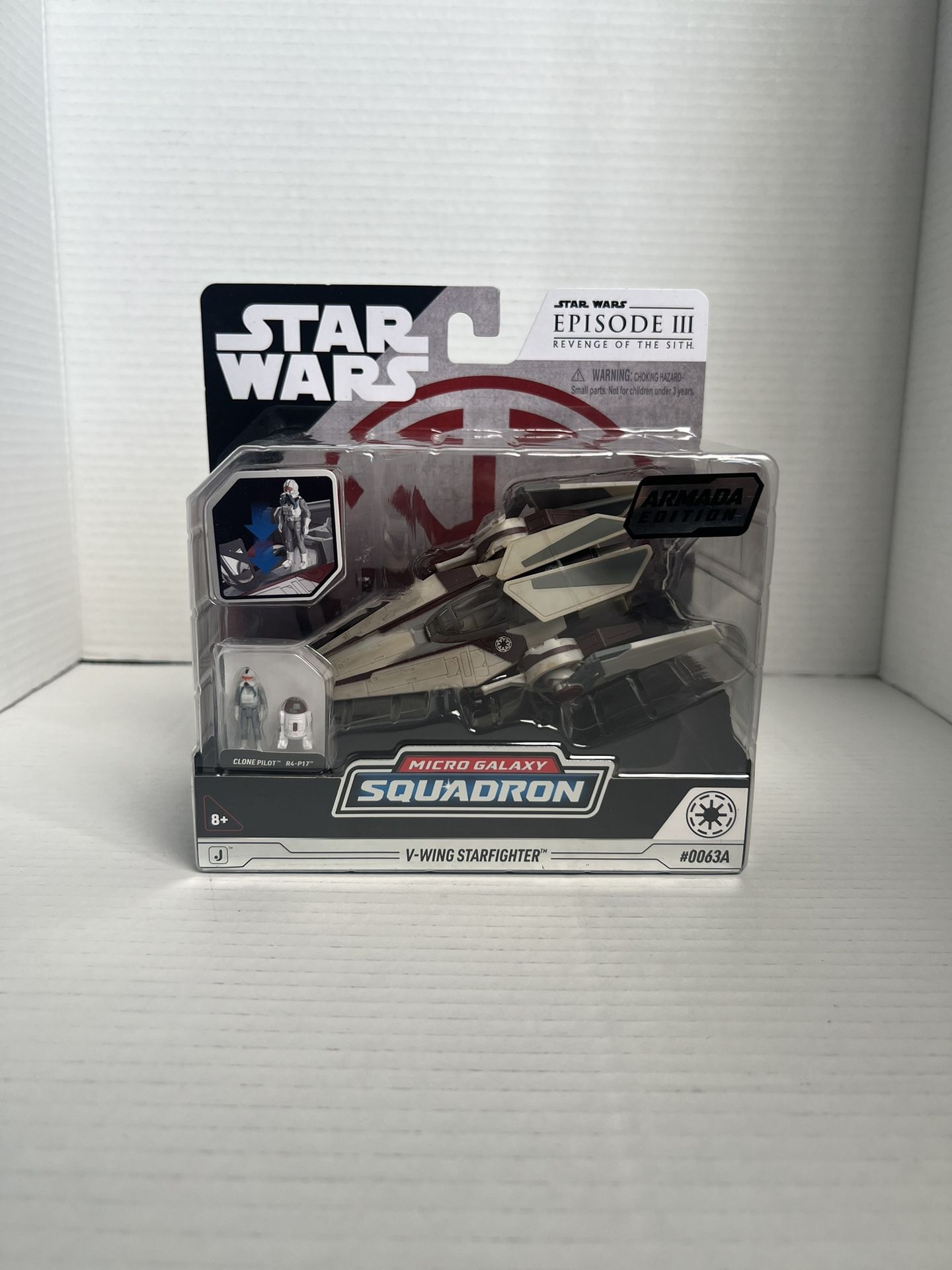 Star Wars Micro Galaxy Squadron Armada Edition V-WING STARFIGHTER #0063A NEW
