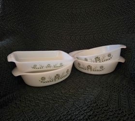 1970's Glasbake Baking Dishes