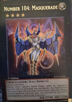 Number 104: Masquerade Yugioh Single  (Rare - 1st Edition) ***Near Mint***