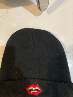 Chrome heart beanie