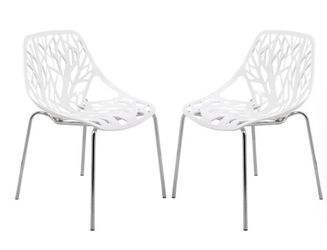 White patio chairs - NEW!