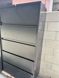 5 drawer file cabinet storage