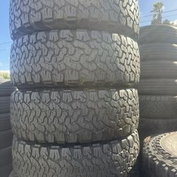 4 Used Tires 285/70r17 Bfgoodrich Ko2 🤑free Installation ‼️