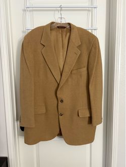 Vintage Nordstrom Men's Overcoat 100% Camel Hair Size Large
