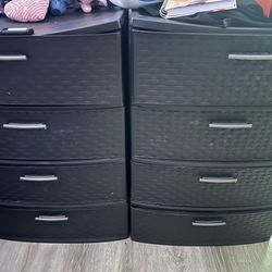 Brown Plastic drawers