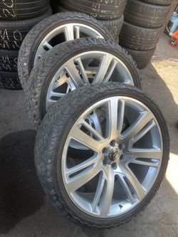 35x13.50x26” Chevy 6 LUGS WHEELS