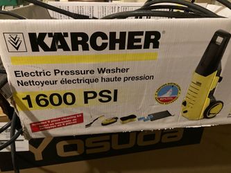 Karcher 1600 psi power washer