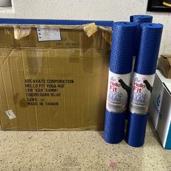 14 Brand New Yoga Mats – Non-Slip – Bulk Deal