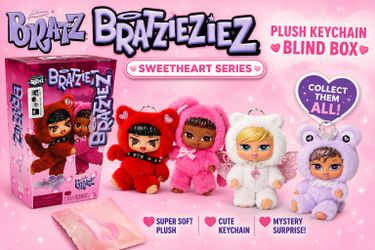 💖 Bratz Bratziez Sweetheartz Plush Keychain Blind Box 💖