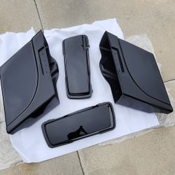 Extended Hard Saddlebags Fit For Harley Touring Models 93-13