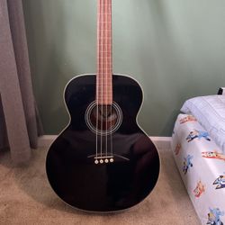 Dean Fretless Acoustic Electric Bass Guitar