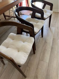 Wood chairs