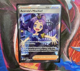 Pokemon Acerola's Mischief Ultra Rare Mega Evolution 165/132