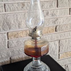 Antique Eagle Oil Lamp