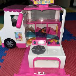 Barbie Food Truck With Accessories 