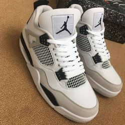 Air Jordan 4 Retro White Cement Sneakers