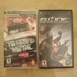 Psp Twisted Metal & G.i.JOE 