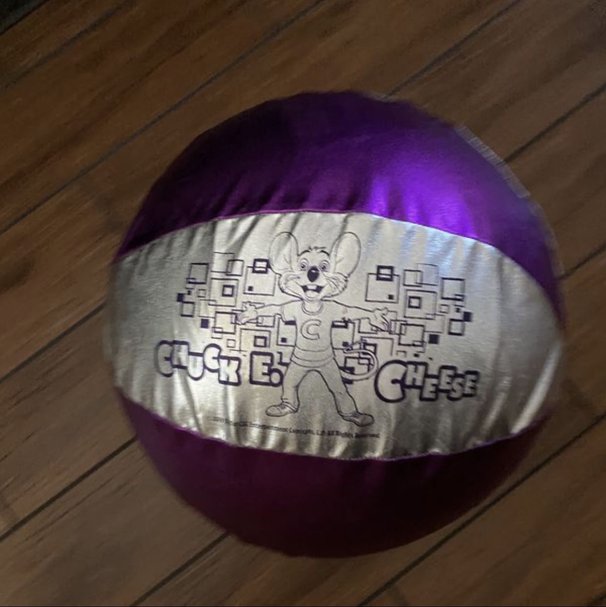 Large Chuck E Cheese Inflatable Ball Toy