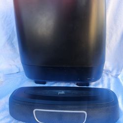 Polk Soundbar With Wireless Subwoofer