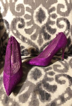 Zara lace pointed pumps