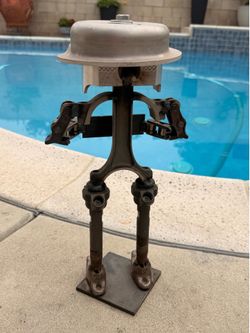 Sculpture made by auto German parts set