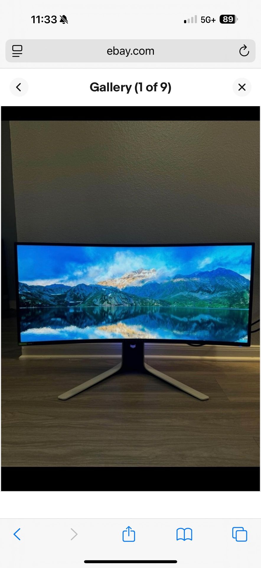 Alienware 34” Gaming Monitor