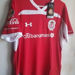 Under Armour Mens Jerseys Club Toluca Home Away Size Small Y Médium No Trade 