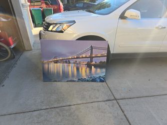 Large Canvese Pic Of Brookle. Bridge