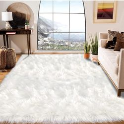 8x10 Fluffy RUG $30