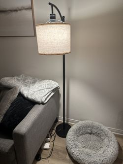 Two Matching Standing Lamps