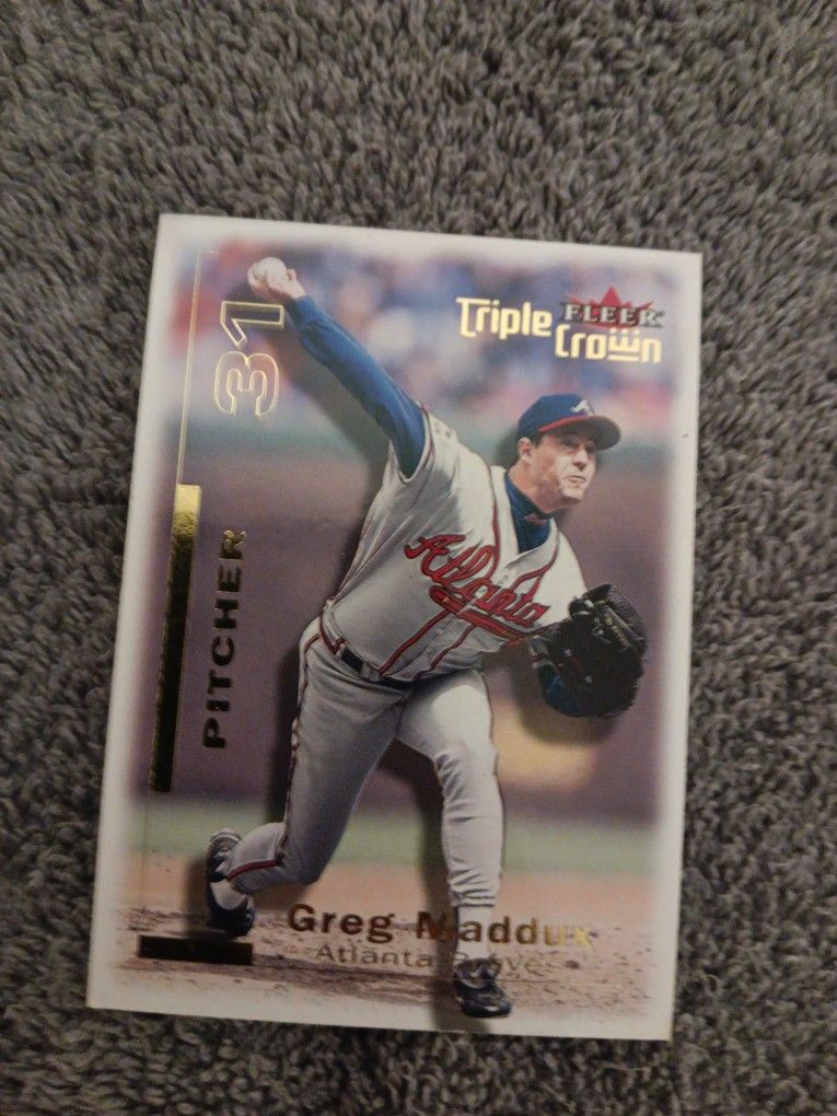 Greg Maddox Baseball Trading Card