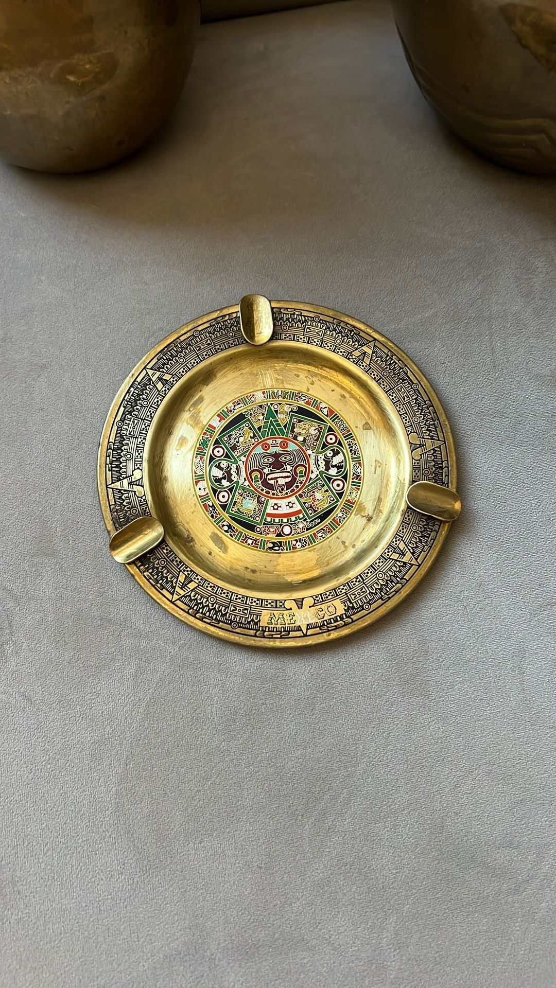 Vintage Brass Ashtray