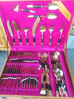 Vintage cutlery set from Thailand