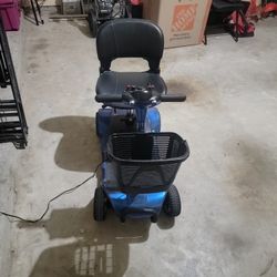 Compact 4-Wheel Electric Transport Scooter 