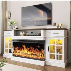 ❤️‍🔥 Mueble de TV 80 inch $150 (no fireplace )