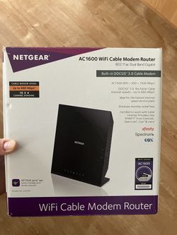 Netgear AC 1600 WiFi Cable Modem Router