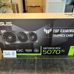 ASUS TUF RTX 5070 Ti OC