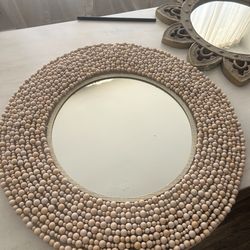 beaded mirror