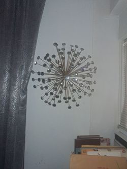 Mid century model wall art starburst