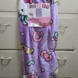 Hello Kitty Blanket (Purple)